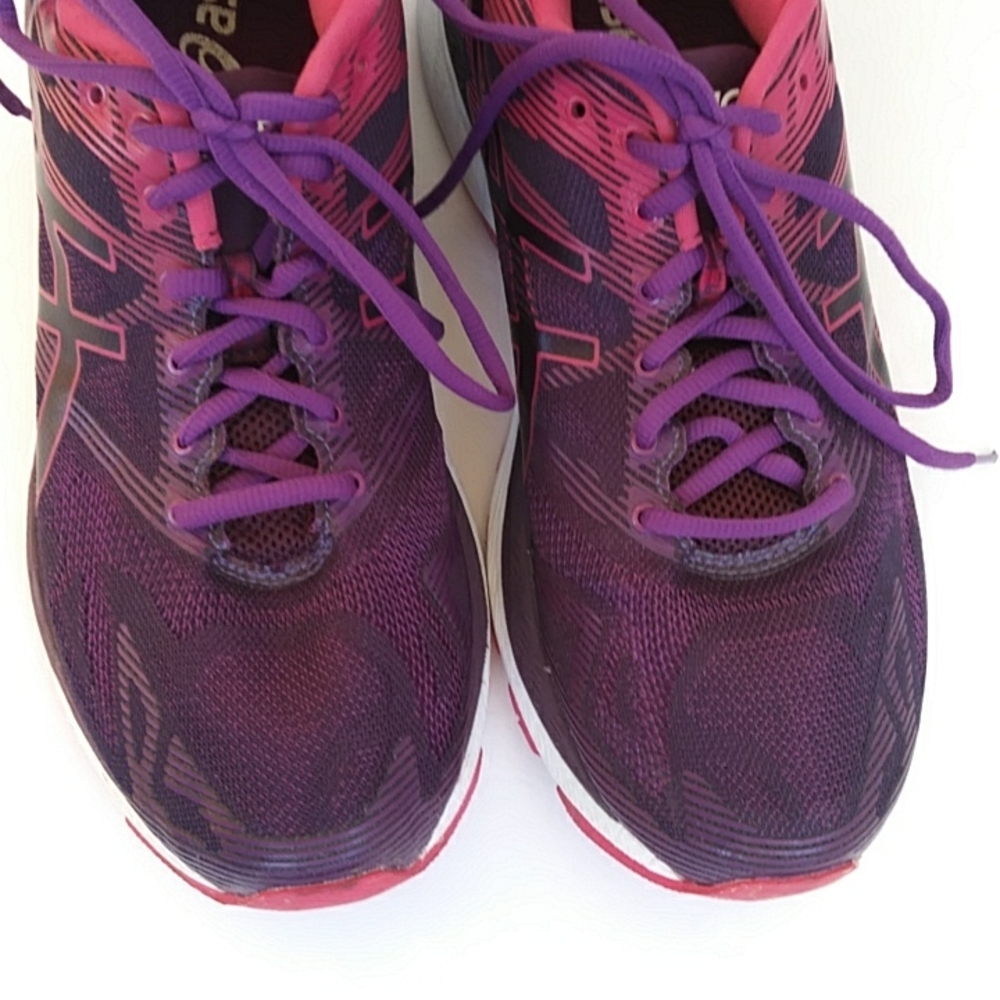 Asics Gel-Nimbus 19 Running Sneaker Shoe 10 Purple Pink - Picture 7 of 16